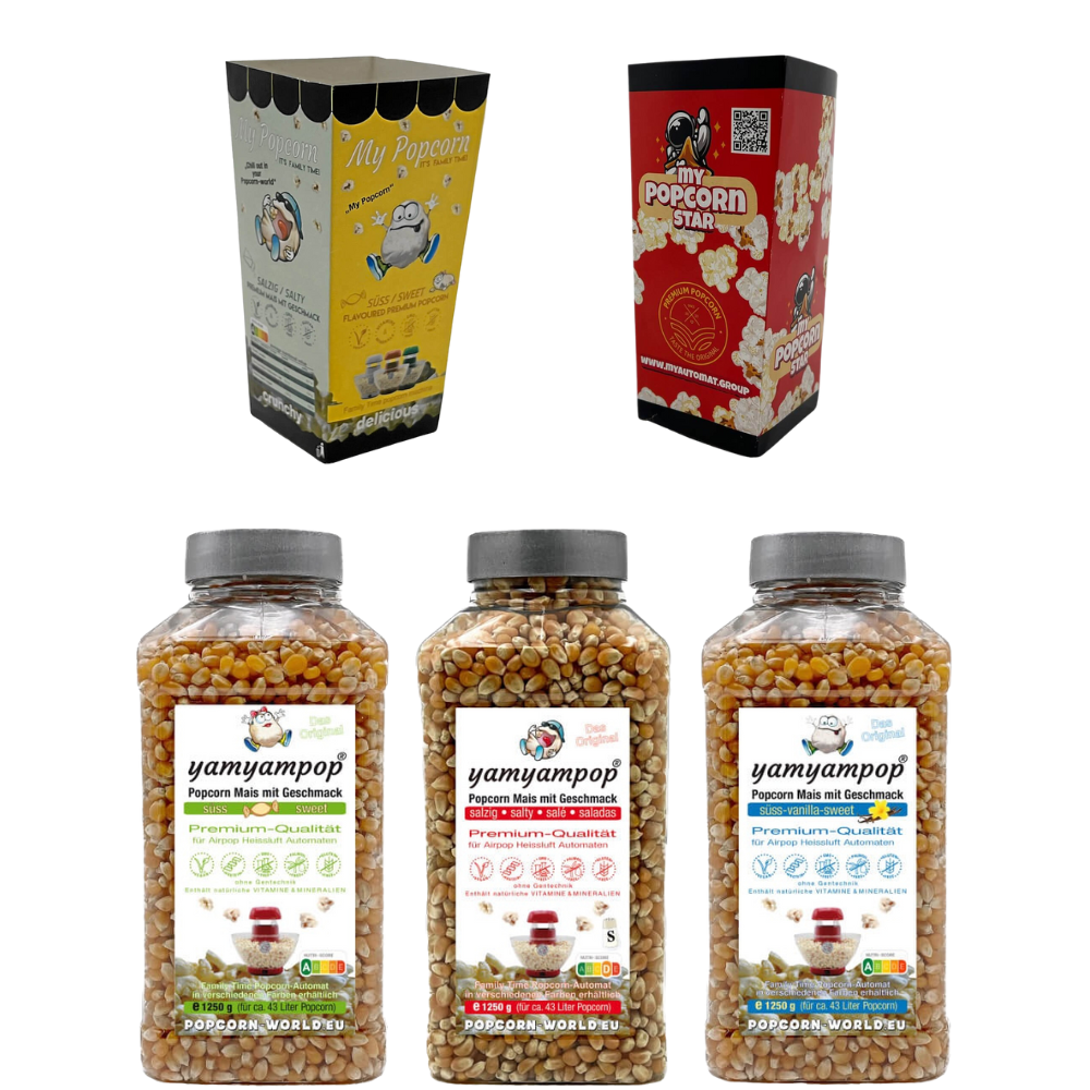 Popcorn-Mais & Becher