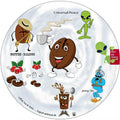 VERSCHIEDENE Aufkleber Sticker für Verkaufsautomat für Kaffeekapseln Kaffee Kapselautomat
