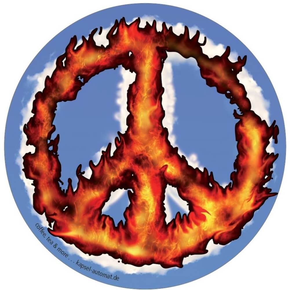 Aufkleber Sticker für Verkaufsautomat für Kaffeekapseln Kaffee Kapselautomat