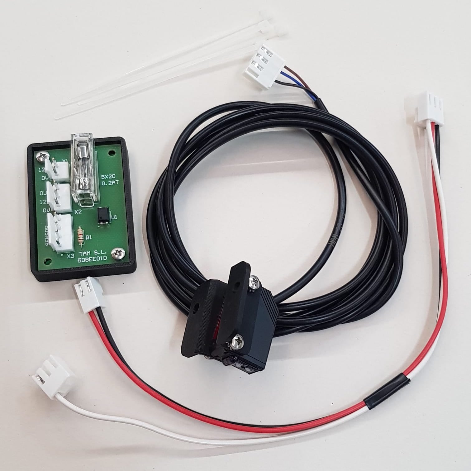 Sensor für Becherausgabe (Umbau-Kit mit LED) für Modelle 500EU und 520EU (POPPPY v1 + v2) (NEU)