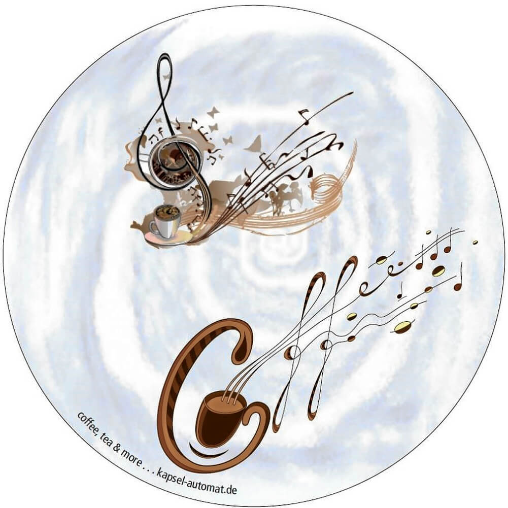 Aufkleber Sticker für Verkaufsautomat für Kaffeekapseln Kaffee Kapselautomat