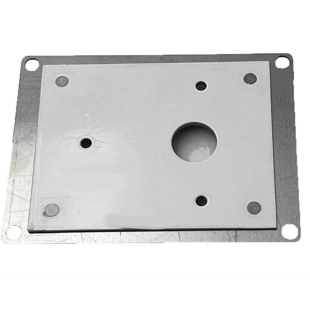 Cover plate with holes for exchange Nayax VPOS to Onyx/QR reader