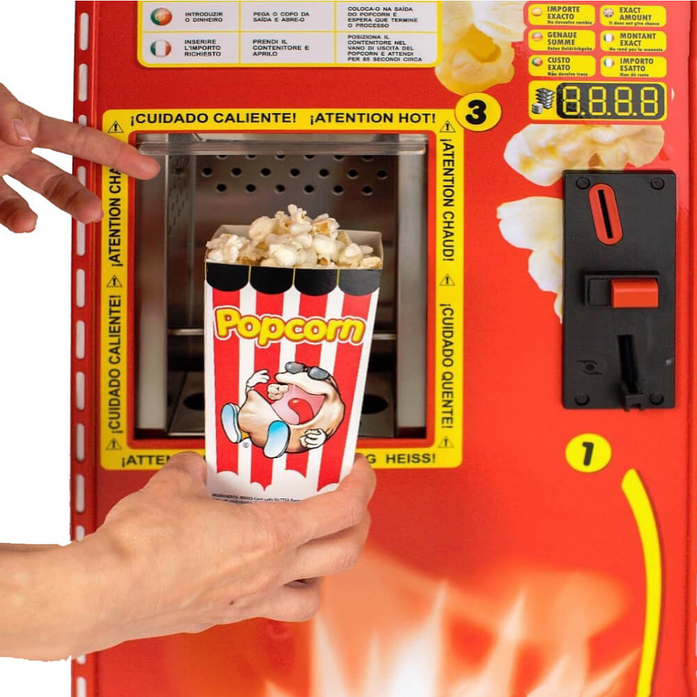 Airpop vending machine (one Flavor) with coin insertion - Rent; monthly, from the second month: € 60,-