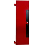 Tür Airpop Go (rot) Incl. Verriegelungsschiene (ohne Schloss)
