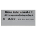 portion price sticker € 2,00 (white)