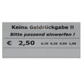 portion price sticker € 2,50 (white)