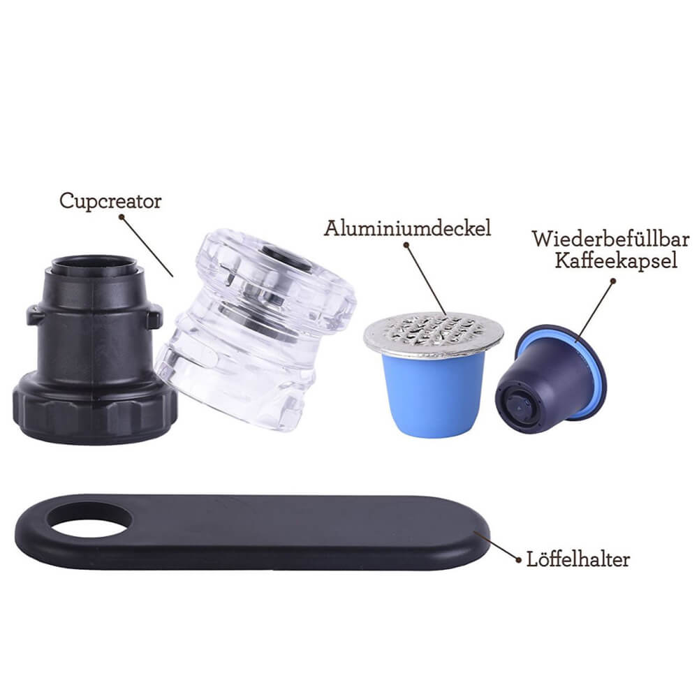 Starter Kit Bluecup for Nespresso coffee capsules