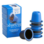 Cápsulas Bluecup como las cápsulas de café Nespresso, 6 unidades