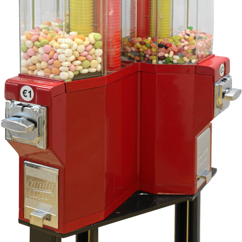 CupCandy vending machine with 3 compartments