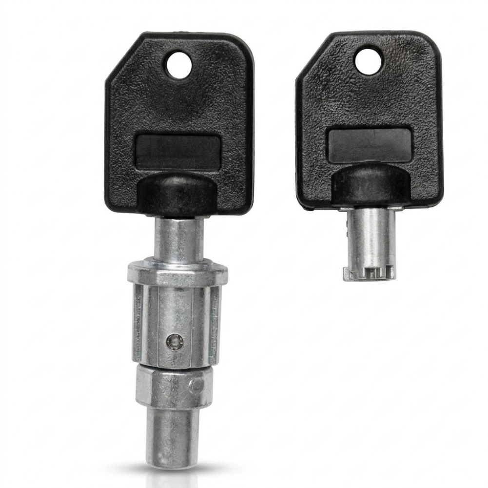Locking cylinder/lock with 2 keys - for Mini-Fresh-Box, 4-station, CupCandy, Spiral & coffee capsule machine