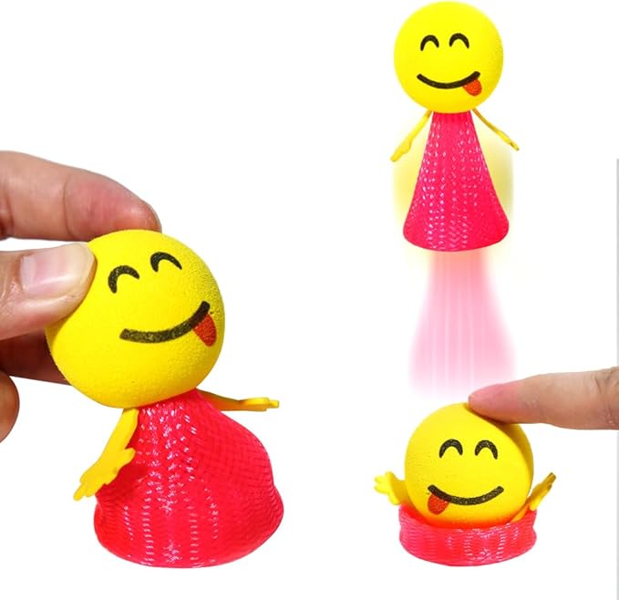 Emoji Springer 9 cm x 4 cm (in 92mm Kapsel) (200 Stück)