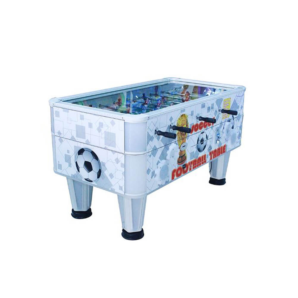 Futbolín con monedero (iluminación LED y tiempo de juego ajustables) - MODELO DE EXPOSICIÓN