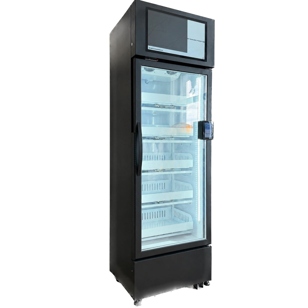 Moderner intelligenter KI Kühlschrankautomat (Smart Fridge) -  Kommissionsware
