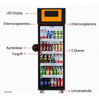 Moderner intelligenter KI Kühlschrankautomat (Smart Fridge) -  Kommissionsware
