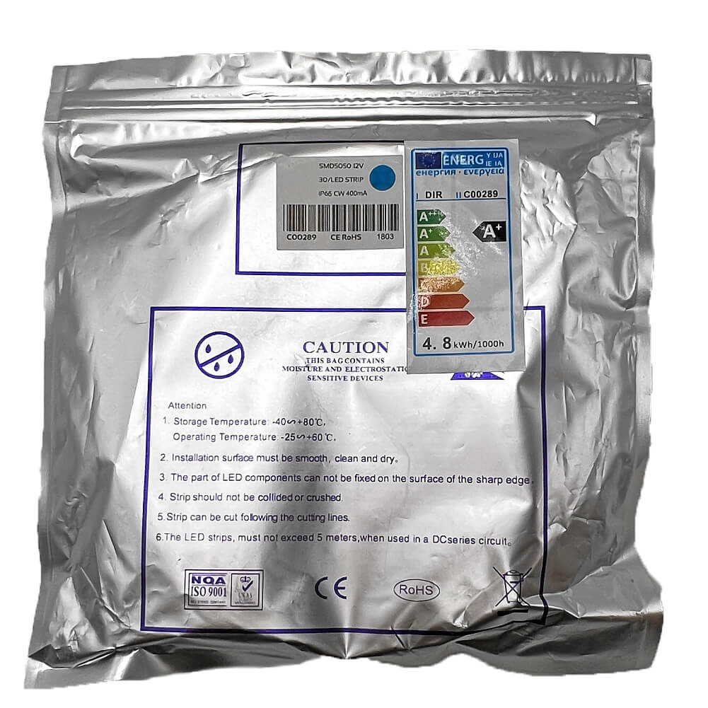 LED 3528 Streifen für Seitenleiste, 5m auf Rolle (weiss)