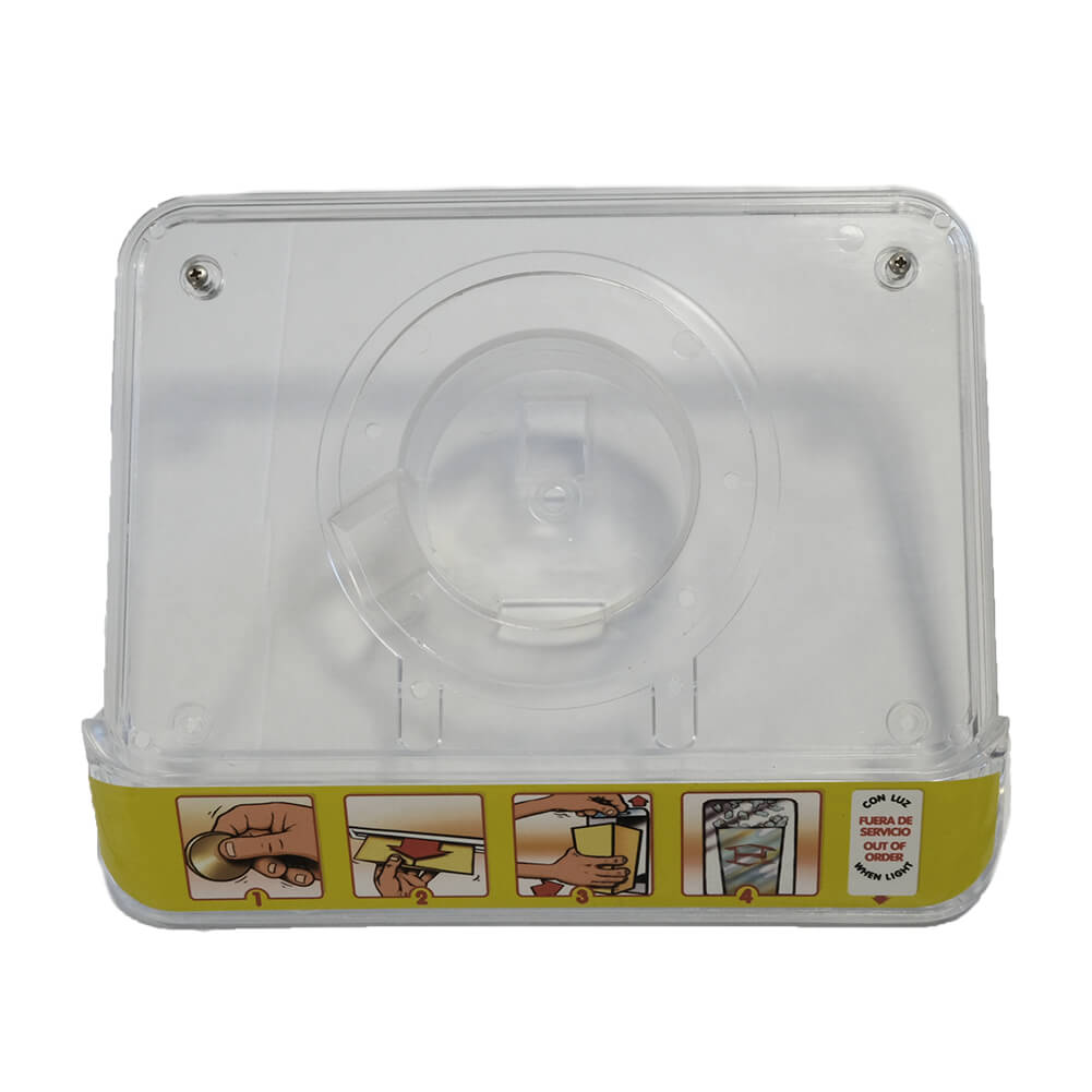 Rahmen-Unterteil für Maisbehälter klein (transparent) Airpop Go, Mr. Pop, OHNE Aufkleber (nur für Airpop Go)