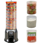 Mini snack vending machine M81, vending machine CHROME  - € 2,- coin slot