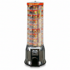Mini snack vending machine M81, vending machine CHROME  - € 2,- coin slot