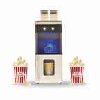 Popcorn machine for the counter, without coin selector