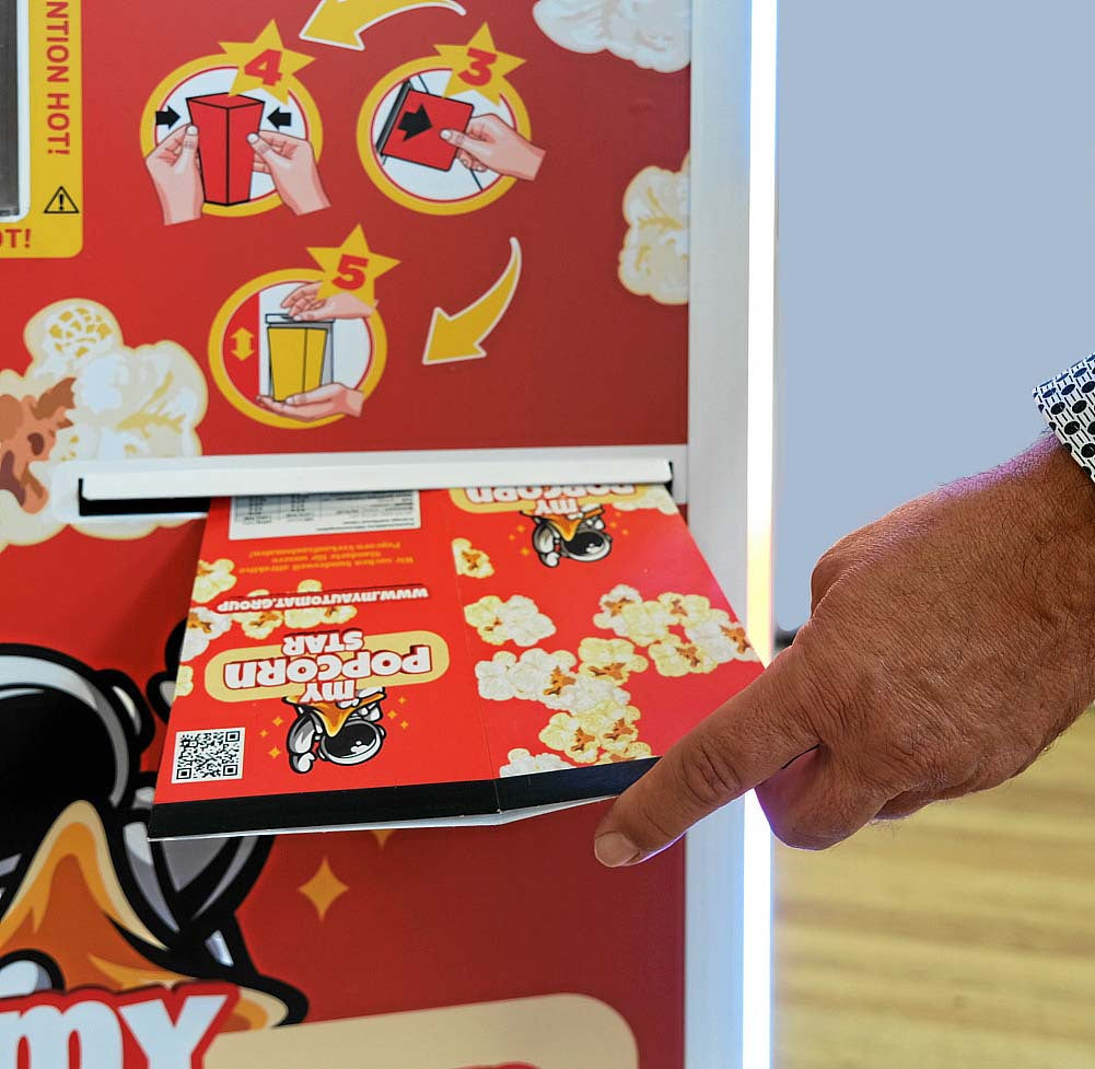 MyPopcorn Star - für 2 Sorten Popcorn + Mix (Mod. 140 EU) plus Nayax plus Telemetrie - Miete (Mietkauf); monatlich, ab dem zweiten Monat: 130,- €