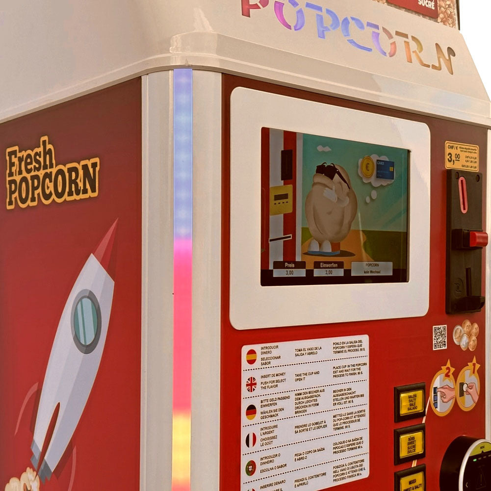 MyPopcorn Star - für 2 Sorten Popcorn + Mix (Mod. 140 EU) plus Nayax plus Telemetrie - Miete (Mietkauf); monatlich, ab dem zweiten Monat: 130,- €