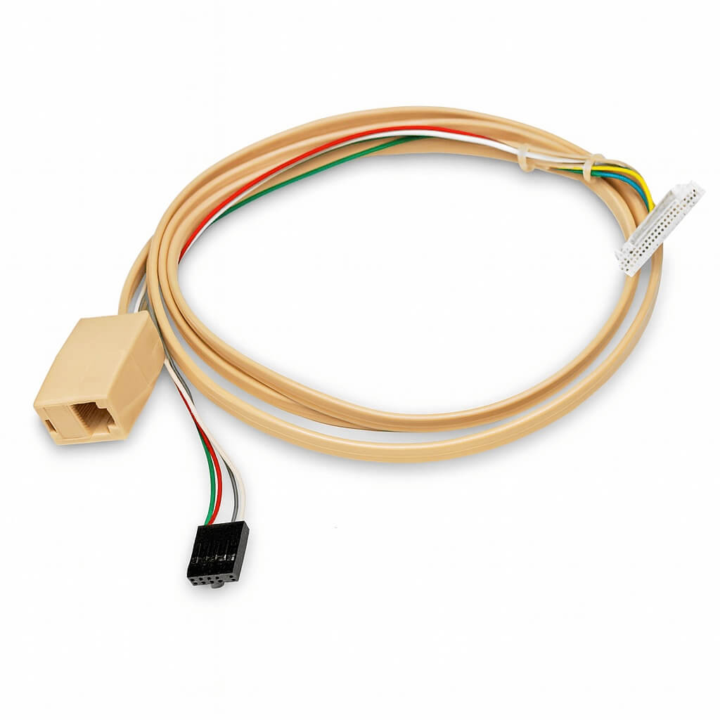 Connection cable Nayax Onyx with QR reader to CPU (J5) + RJ12 QR reader (by TAM)