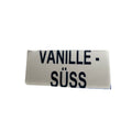 Aufkleber für Druckknopf für Geschmack Vanille süss (4 Stück)