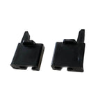 Schiebe-Riegel (Set Li.+Re.) innen für Verschlussblende über Münzprüfer (schwarz) f. Automat Pringles M49