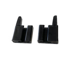 Schiebe-Riegel (Set Li.+Re.) innen für Verschlussblende über Münzprüfer (schwarz) f. Automat Pringles M49