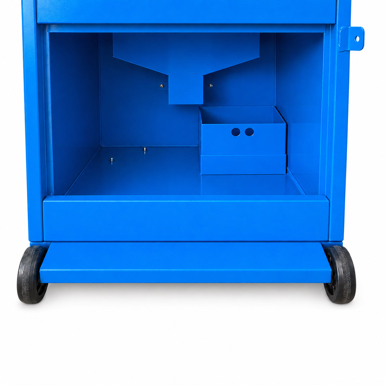 Emoji Ball Dispenser Capsule Dispenser with TWO Hoppers for 60–65 mm balls or capsules – BLUE