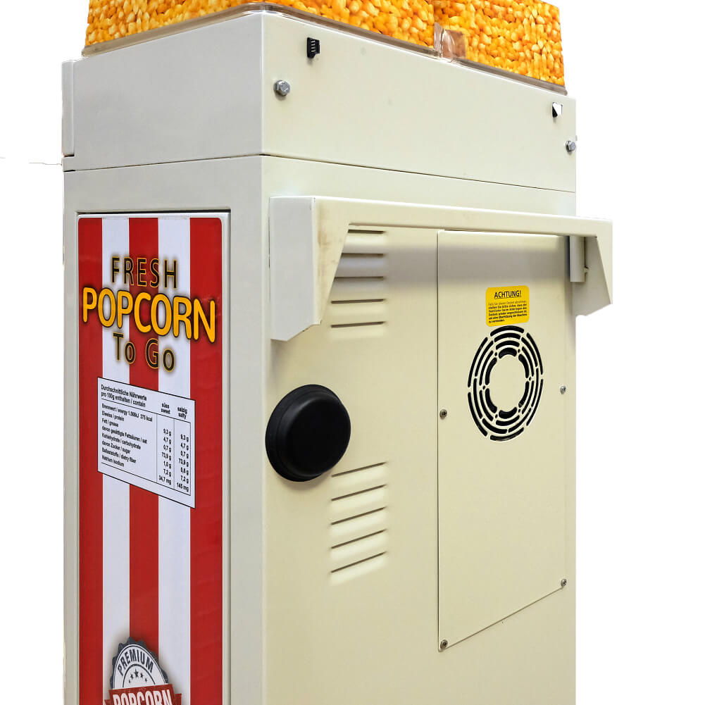 Popcorn Automat MyPopcorn PopStar (Popppy V1) INOX, 2 Geschmäcker (wenig gebraucht) WP
