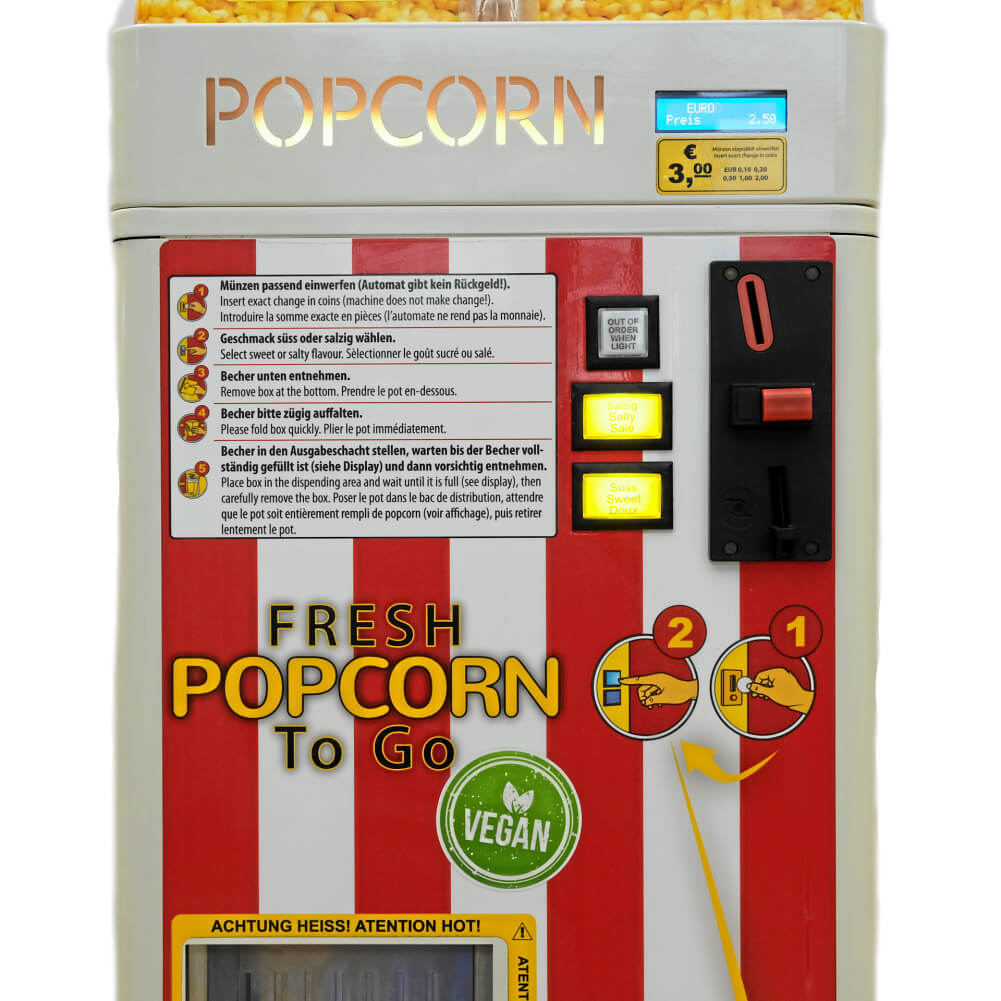 Máquina de palomitas MyPopcorn Popstar (Popppy) v1 INOX (usada) CON O SIN ACCESORIOS