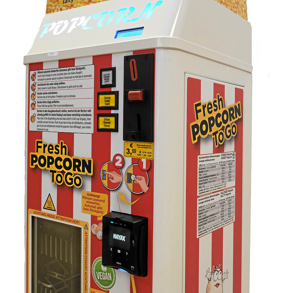 Máquina de palomitas MyPopcorn Popstar M520 v2 INOX (poco usada) CON O SIN ACCESORIOS