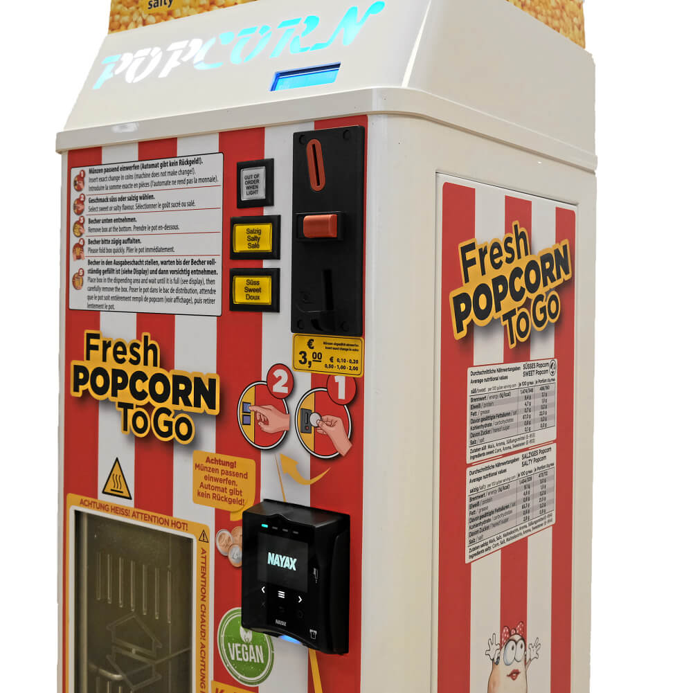 Popcorn Automat MyPopcorn Popstar M520 v2 INOX (wenig gebraucht) MIT ODER OHNE ZUBEHÖR