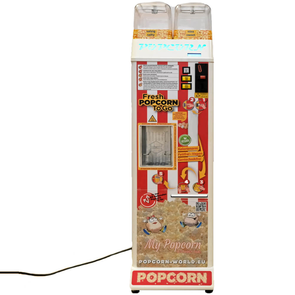 MyPopcorn Popstar - 2A 520 v2 - mit Münzeinwurf - Miete (Mietkauf) - monatlich, ab dem zweiten Monat: 80,- €