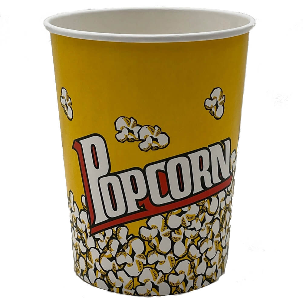 Popcorn Becher RUND ca. 1L, 32 Oz, 500 Stück