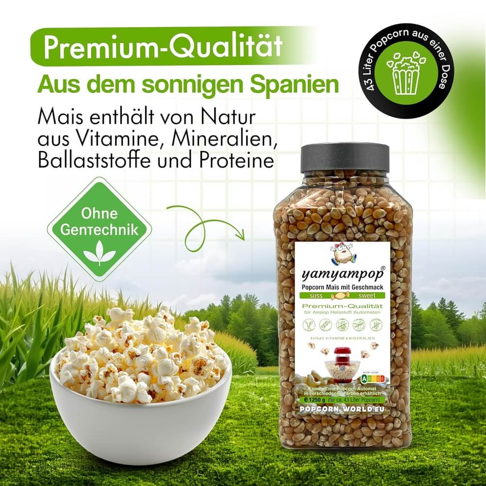 Mais in 1250g Becher