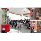 Automat für Pringles M49 GEBRAUCHT ROT (mit mechanischem Münzprüfer € 2,00)