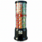 Vending machine for Pringles M49 USED, BLACK (with mechanical coin selector)