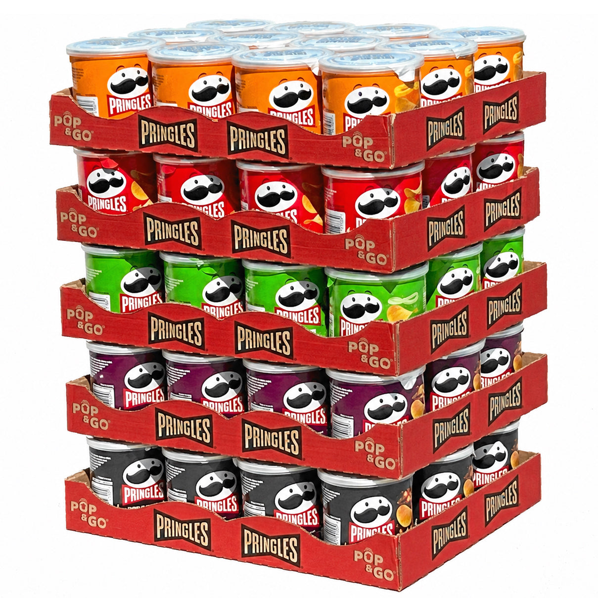 Pringles Chips Combinación de sabores 5x12 unidades