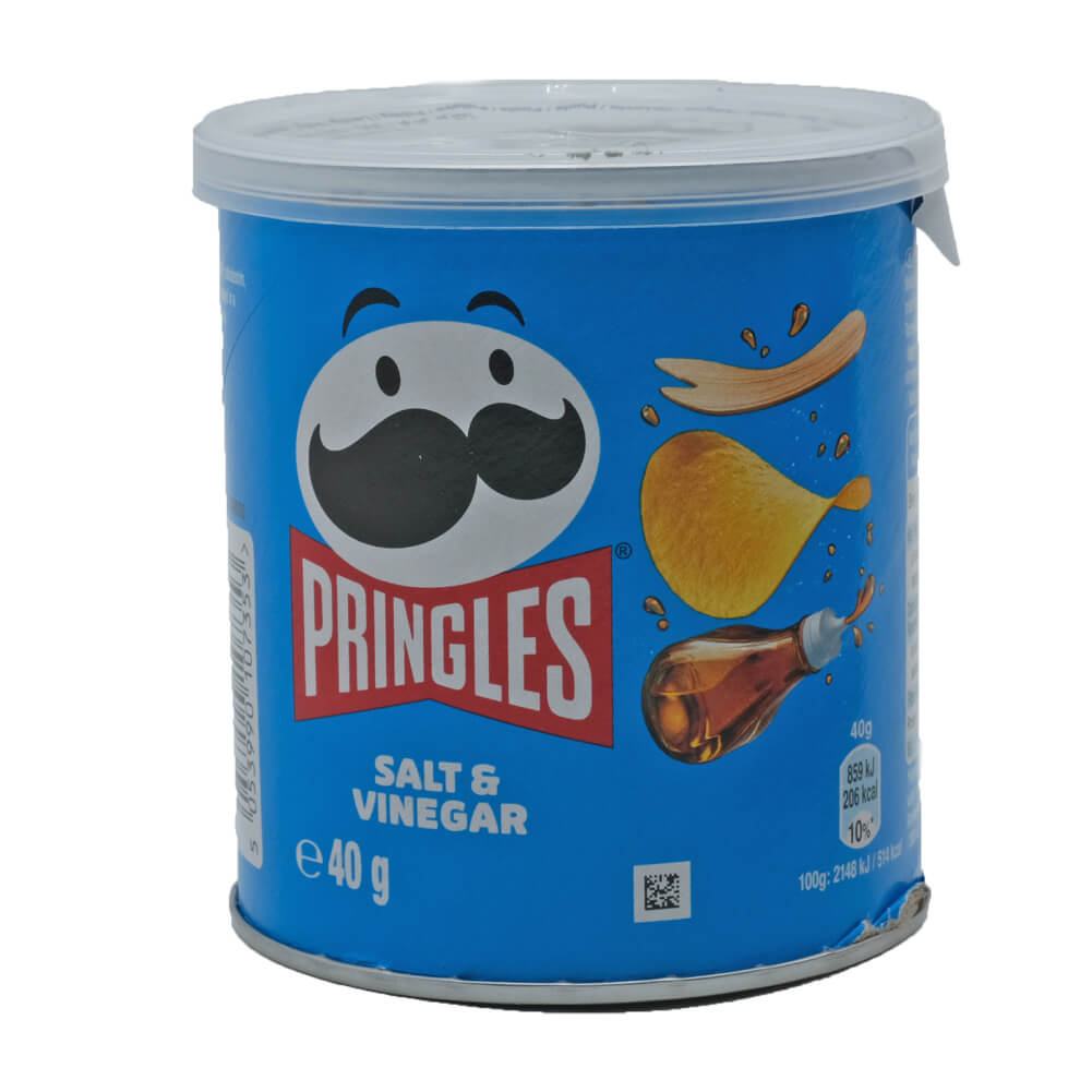 Pringles Chips Salt & Vinegar (blue) 12x