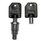 Locking cylinder/lock with 2 keys - for Mini-Fresh-Box, 4-station, CupCandy, Spiral & coffee capsule machine