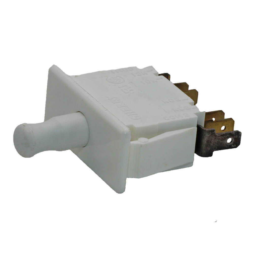 Door switch two poles 40mm x 17mm (six connections) (until 2022)