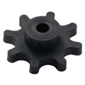 Corn container transmission pinion