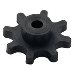 Corn container transmission pinion