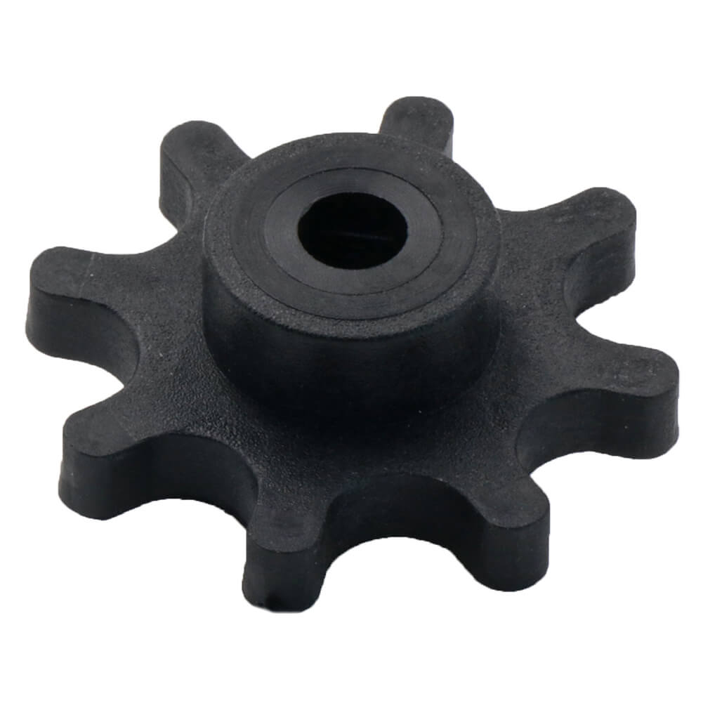 Corn container transmission pinion