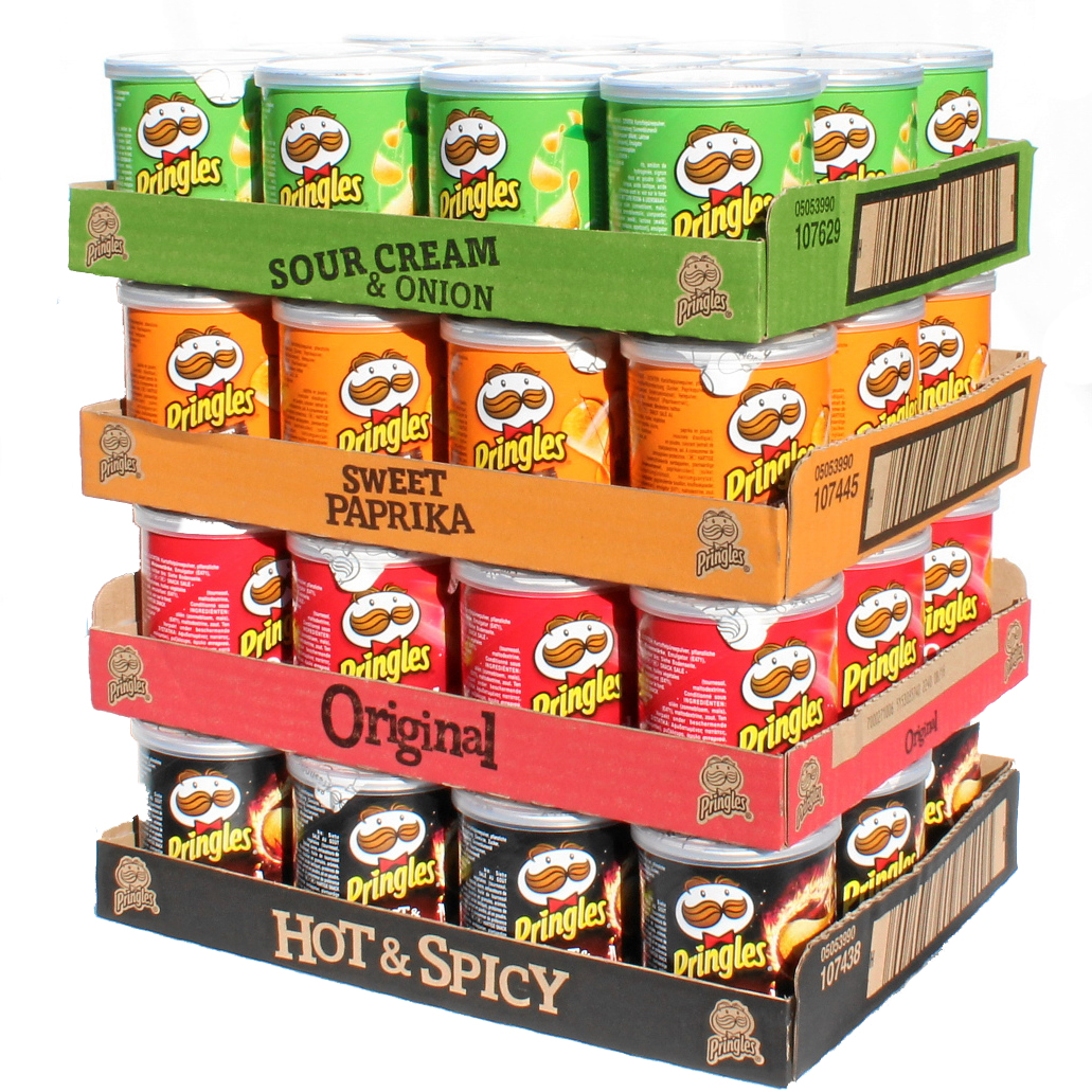 Pringles Chips Kombi-Mixsorten 4x12er