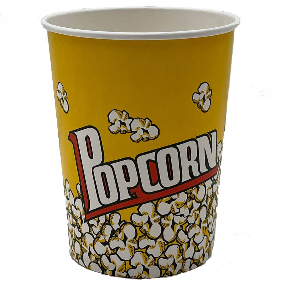 Popcorn Becher RUND ca. 1L, 32 Oz, 500 Stück