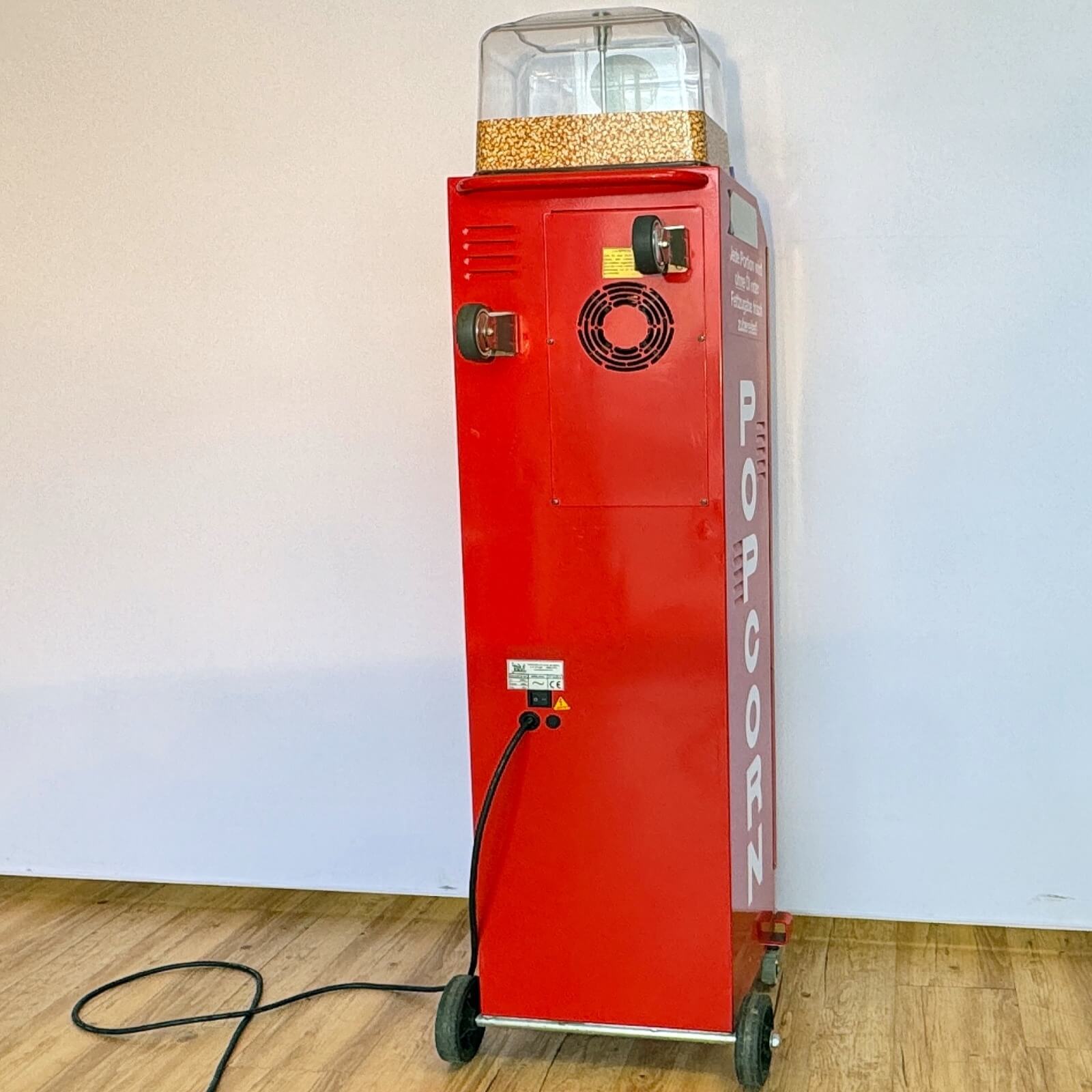 Popcorn-Automat Airpop GO rot - gebraucht ohne Popcorn-World-Aufkleber