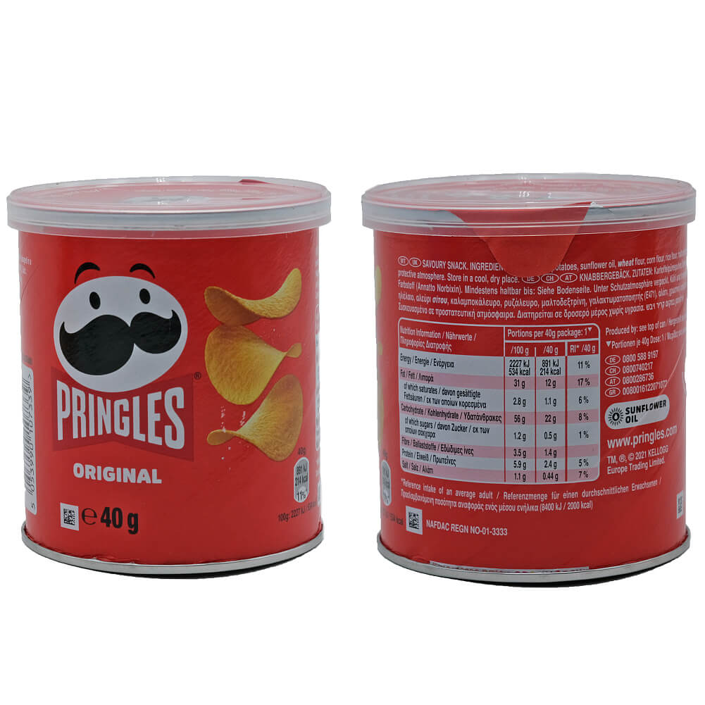 Pringles Chips Kombi Mixsorten 10x12er